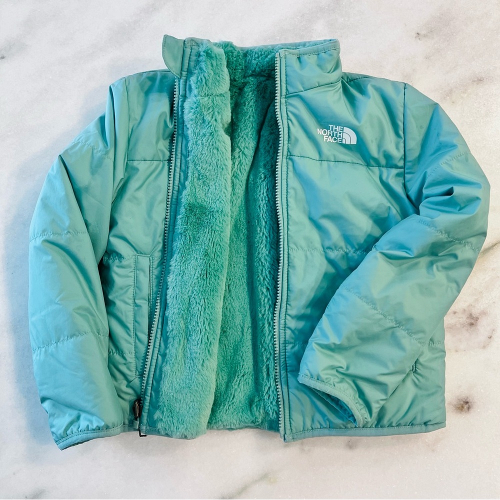 NorthFace girls Shasta reversible winter jacket, size 7